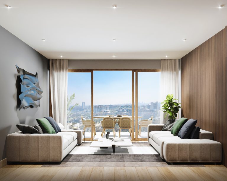 Sala y terraza de Nativ