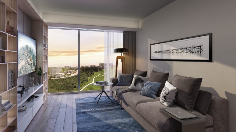 Blue Bosque Real Sala de tv