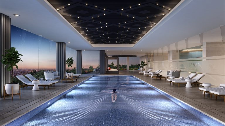 Boehm Alberca con gente