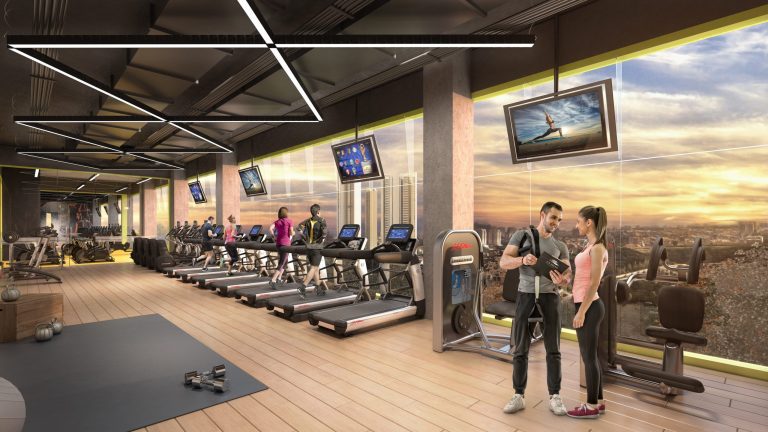 El gimnasio en Boehm, Bosque Real