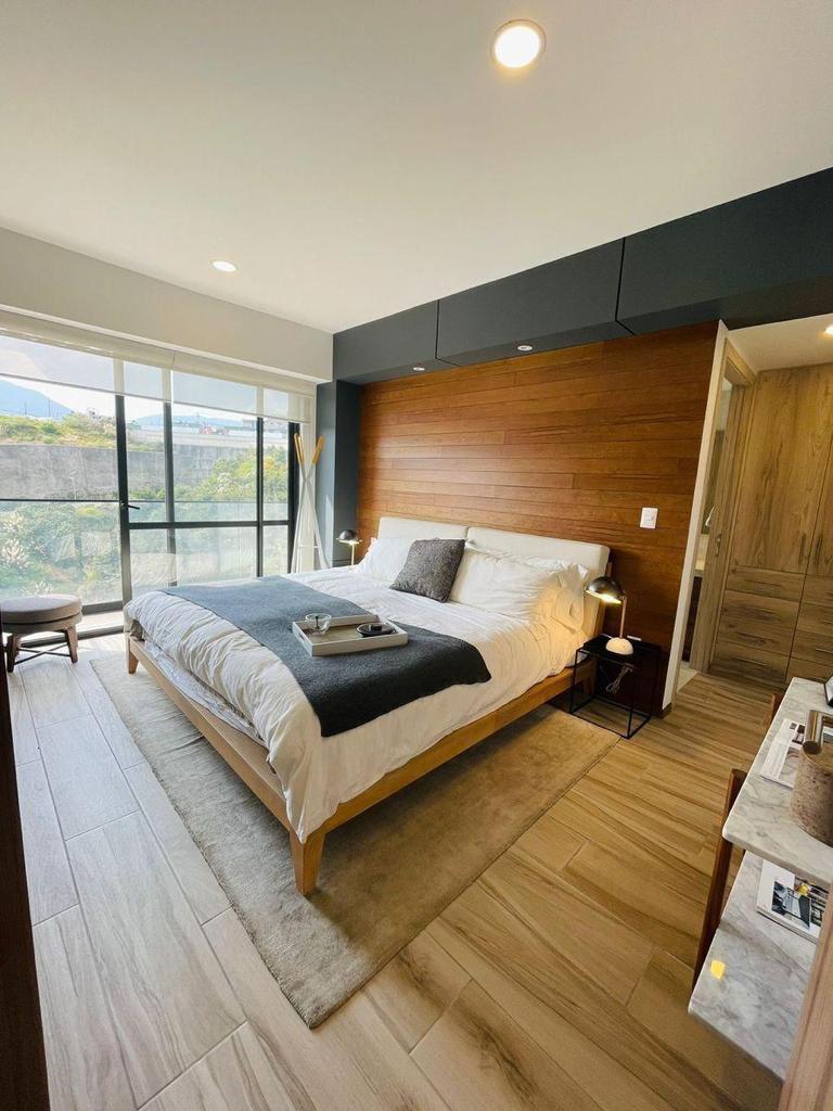 La recámara principal en Torre Morat Bosque Real