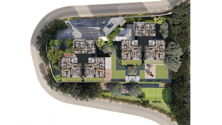 Descubre la vista aerea de Realeza, una panorámica única en Bosque Real