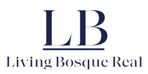 Logo Living Bosque Real con texto